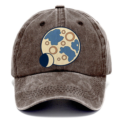 Lunar Surface Study Astronomy And Stargazing Classic Cap – Brown