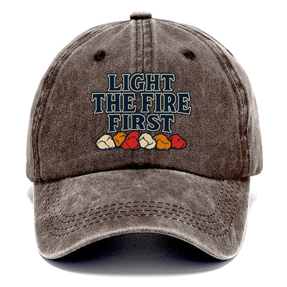 Light The Fire First Blacksmithing Classic Cap – Brown