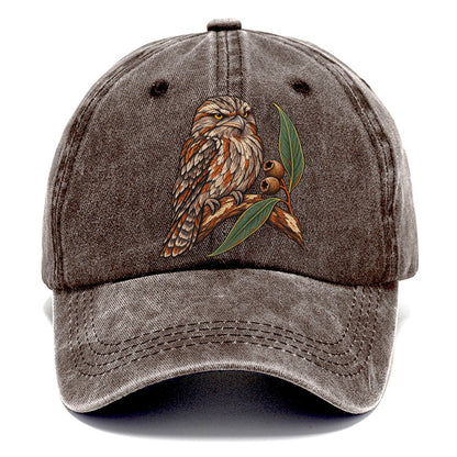 Tawny Frogmouth And Gum Nuts Australia Cultural Icons Classic Cap – Brown