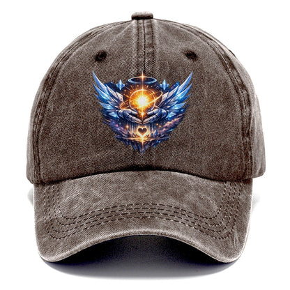 Robotic Hands Glowing Orb Classic Cap – Brown