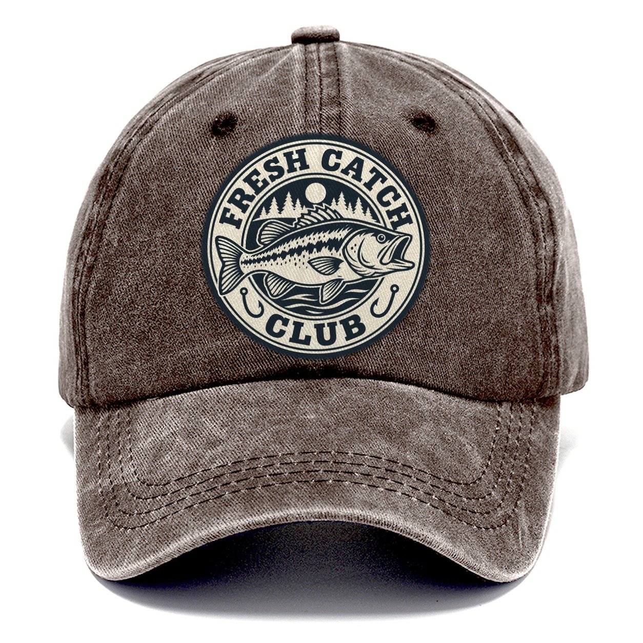 Fresh Catch Club Fishing Elegant Classic Cap – Brown