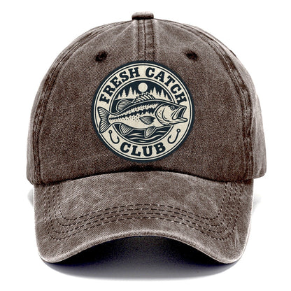 Fresh Catch Club Fishing Elegant Classic Cap – Brown