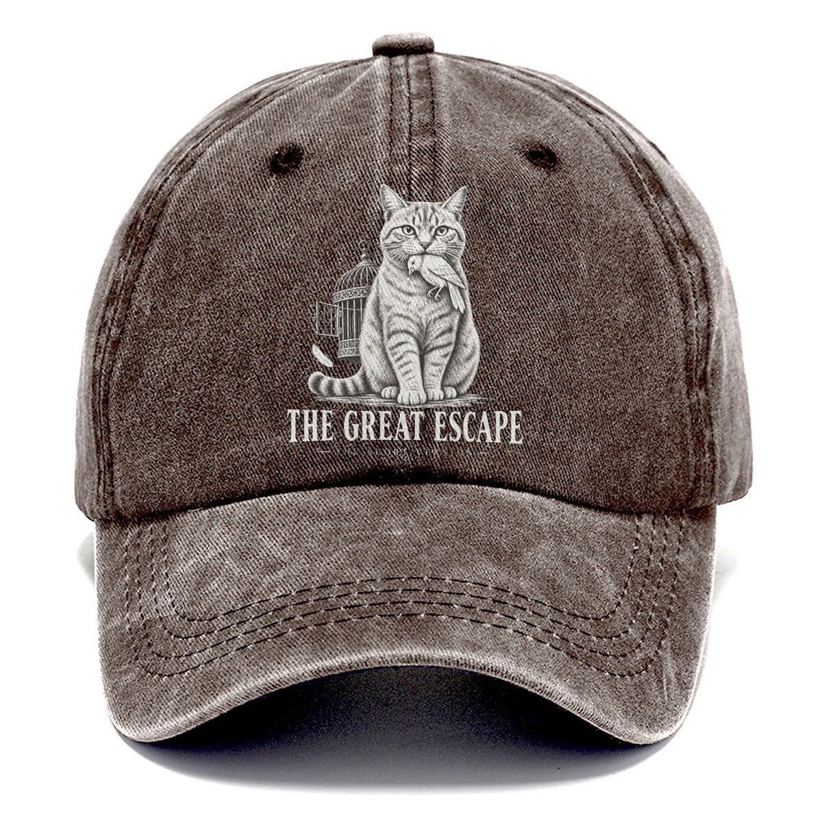 The Great Escape Short Version Cats Classic Cap – Brown