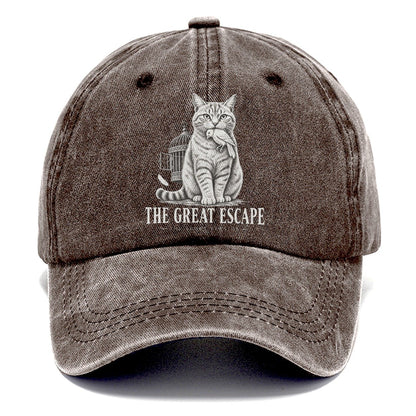 The Great Escape Short Version Cats Classic Cap – Brown