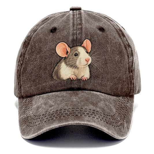 Fancy Rat Bright Nose Small Pet Logos Classic Cap – Brown