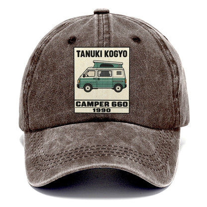Tanuki Camper Showa Speed Plates Classic Cap – Brown