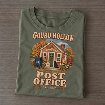 Post Office Gourd Hollow Classic T-shirt – Army Green