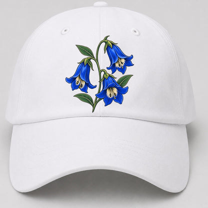 Australian Capital Territory Royal Bluebells Australia Cultural Icons Baseball Cap – White