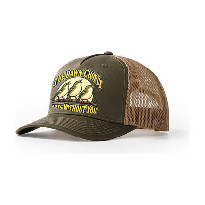 The Dawn Chorus Birdwatching Trucker Hat – Olive Khaki