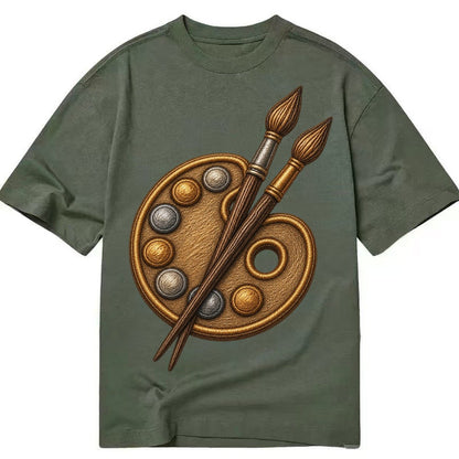 Artist Palette Classic T-shirt – Army Green