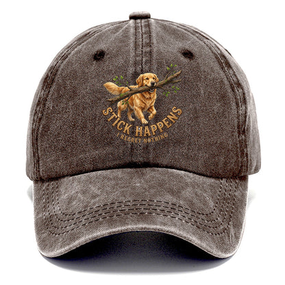 Stick Happens Classic Cap – Brown