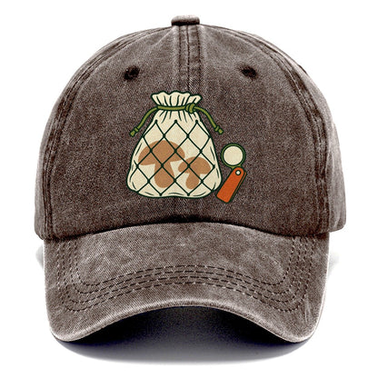 Mesh Bag And Hand Lens Foraging And Mycology Classic Cap – Brown