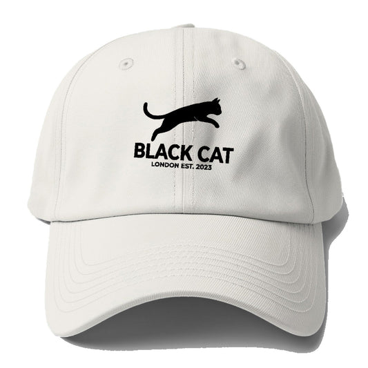 Black Cat London Est. 2023 Baseball Cap – Off White