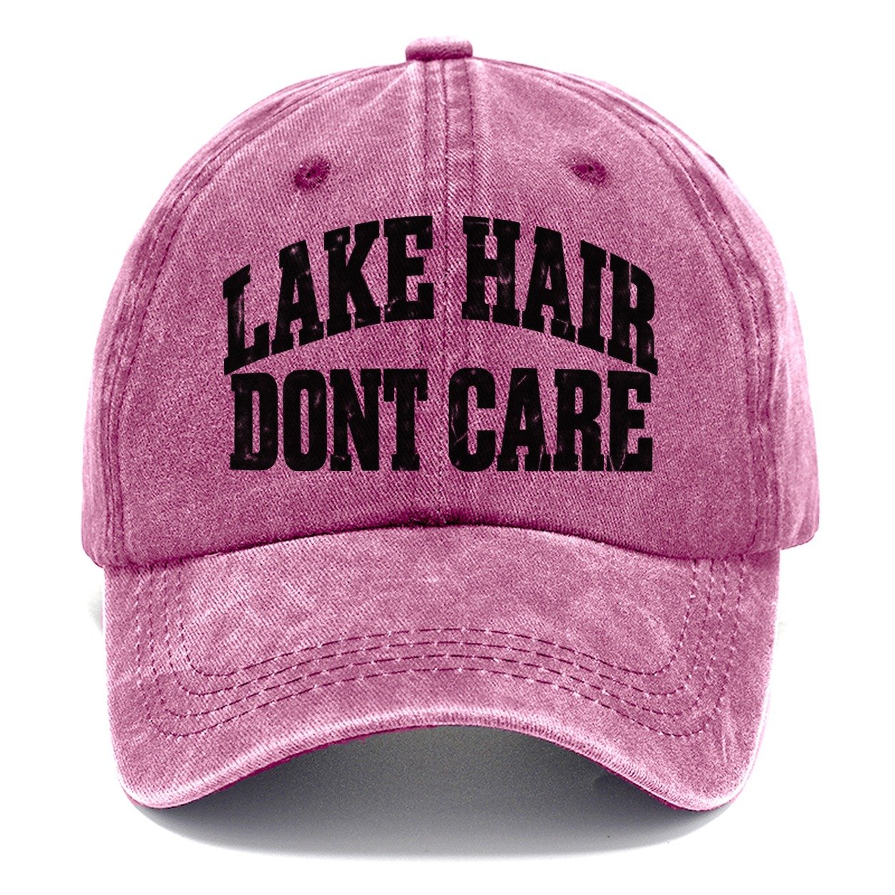 Lake Hair Dont Care Fishing Club Classic Cap – Dusty Rose