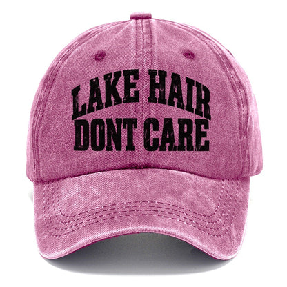 Lake Hair Dont Care Fishing Club Classic Cap – Dusty Rose