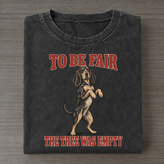 Black And Tan Coonhound Dog Declarations Vintage T-shirt – Black