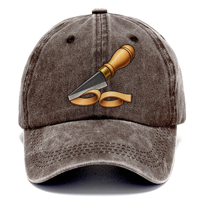 Skiving Knife Curl Leathercraft Classic Cap – Brown
