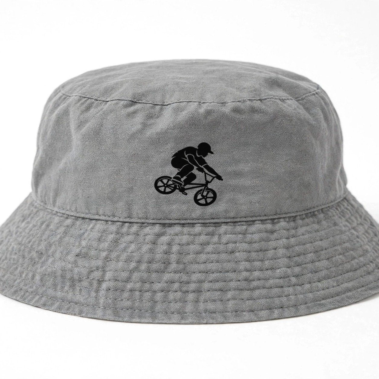 Bmx Air Rider Cycling Life Kids Bucket Hat – Grey