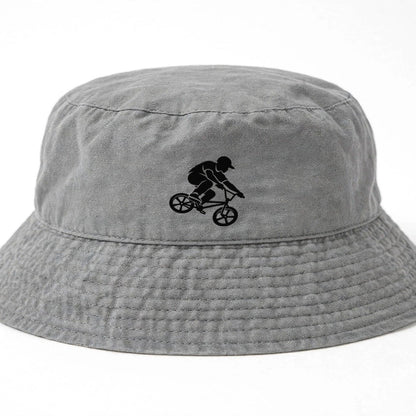 Bmx Air Rider Cycling Life Kids Bucket Hat – Grey