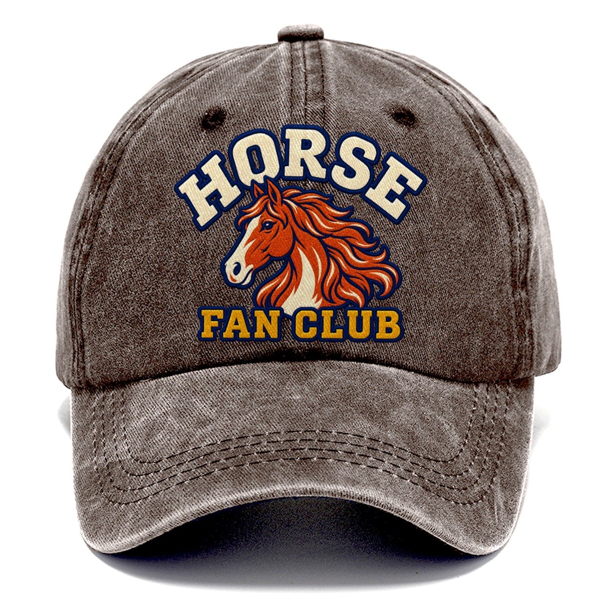 Horse Fan Club Classic Cap – Brown
