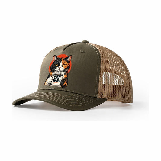 Calico Cat Mug Truths Trucker Hat – Olive Khaki