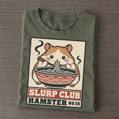 Hamster Mini Slurp Club Classic T-shirt – Army Green