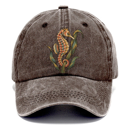 Seahorse Eelgrass Cradle Gentle Wild Classic Cap – Brown