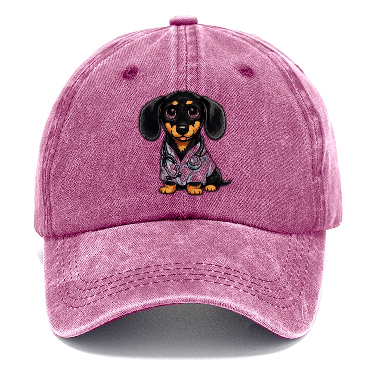 Doctor Dachshund Call Classic Cap – Dusty Rose