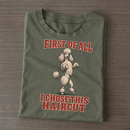 Standard Poodle Dog Declarations Classic T-shirt – Army Green
