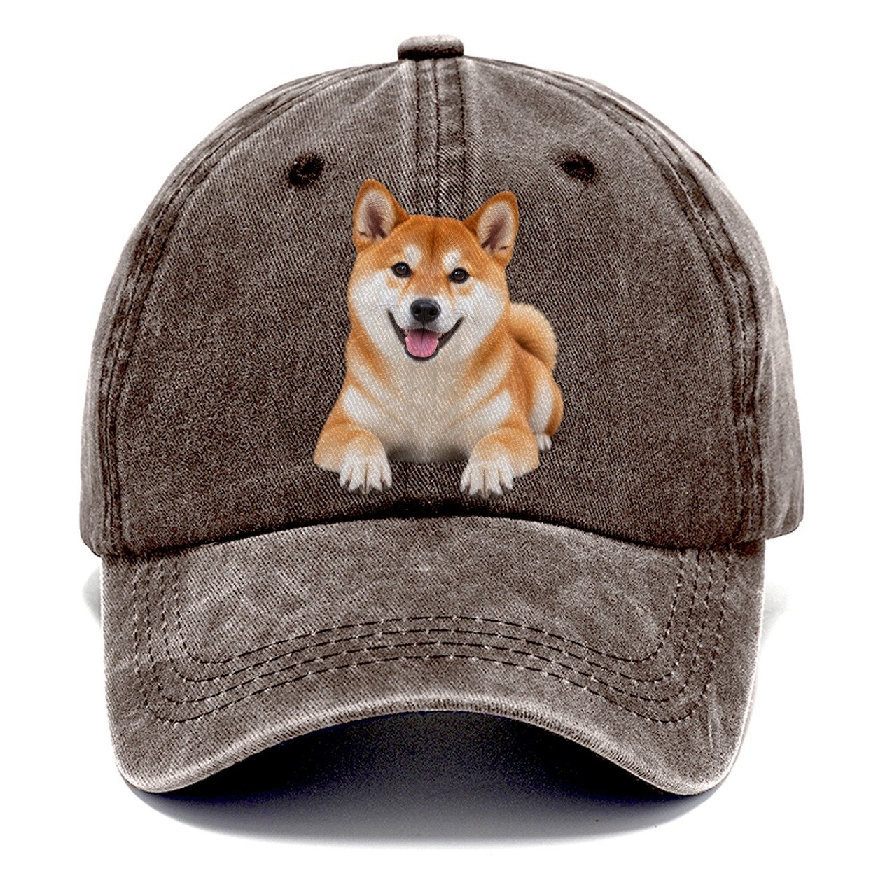 Shiba Inu Lying Down Top Breeds Classic Cap – Brown