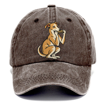 Whippet Blues Harp Sundown Familiars Classic Cap – Brown