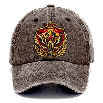 Egypt Heraldic Crest Country Logos Classic Cap – Brown