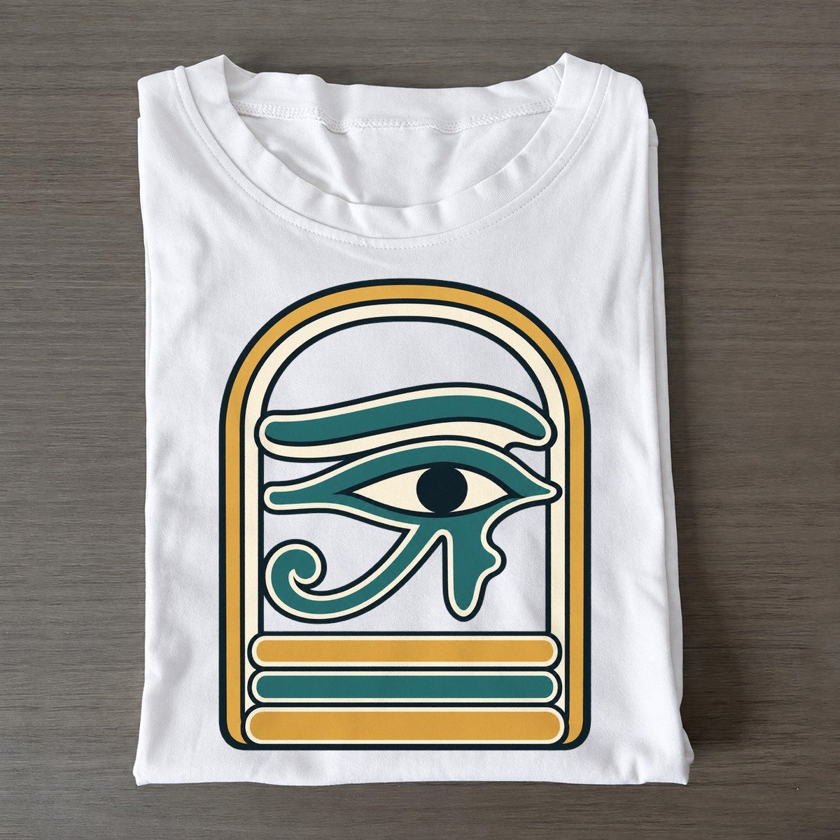 Wedjat Sanctuary Quiet Wards Heritage Classic T-shirt – White
