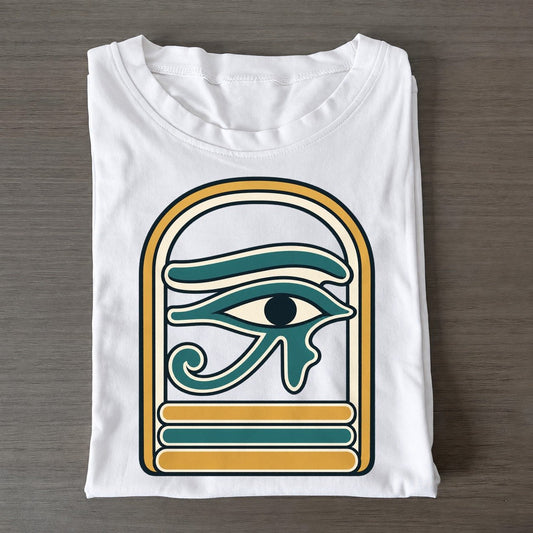 Wedjat Sanctuary Quiet Wards Heritage Classic T-shirt – White