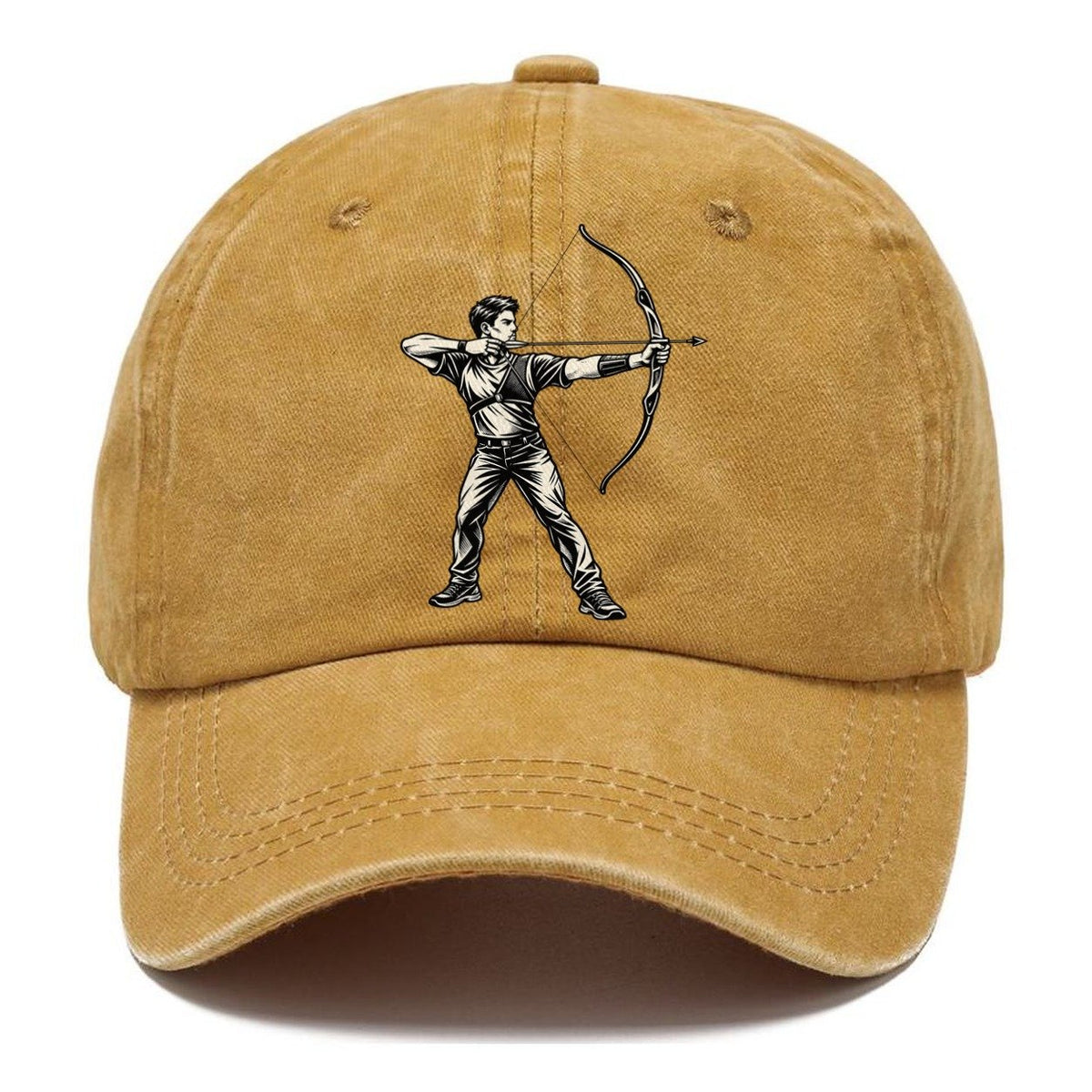 Archer Standing Full Draw Global Sports Ink Figures Classic Cap – Golden Harvest