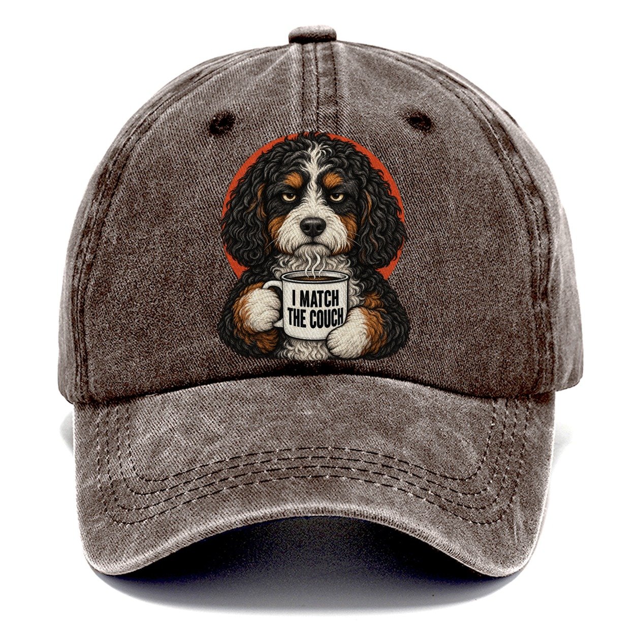Bernedoodle Mug Truths Dog Mug Truths Classic Cap – Brown
