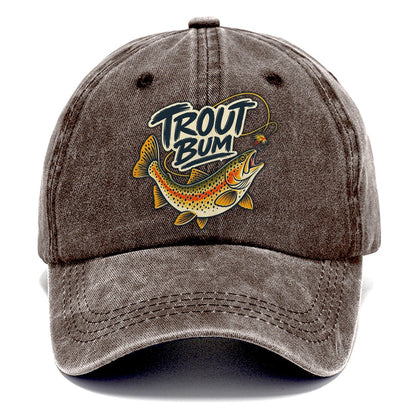 Trout Bum Fishing Elegant Classic Cap – Brown