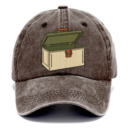 Ammo Box Three Quarter Geocaching Classic Cap – Brown