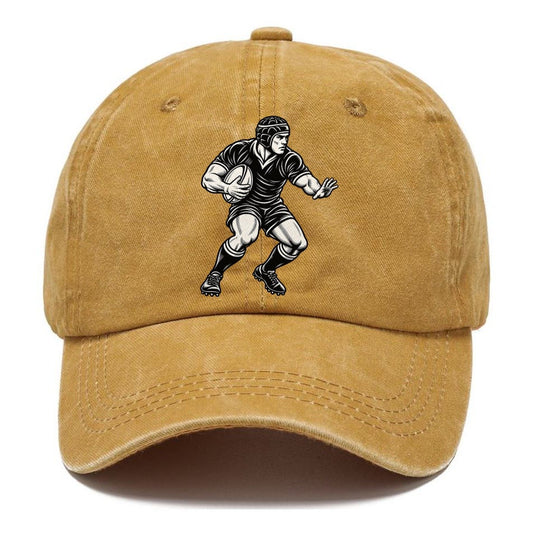 Rugby Sidestep Carry Global Sports Ink Figures Classic Cap – Golden Harvest