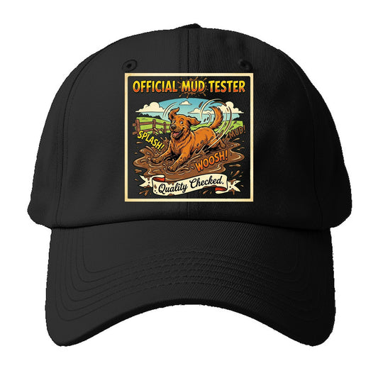 Official Mud Tester Baseball Cap – Black