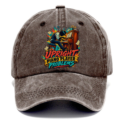 Upright Piano Player Problems Music Instruments Classic Cap – Brown