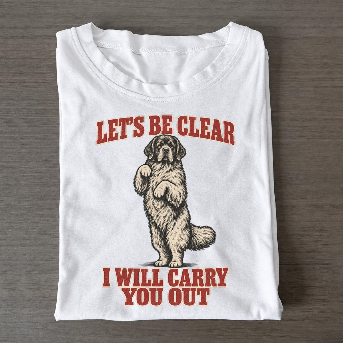 Newfoundland Dog Declarations Classic T-shirt – White