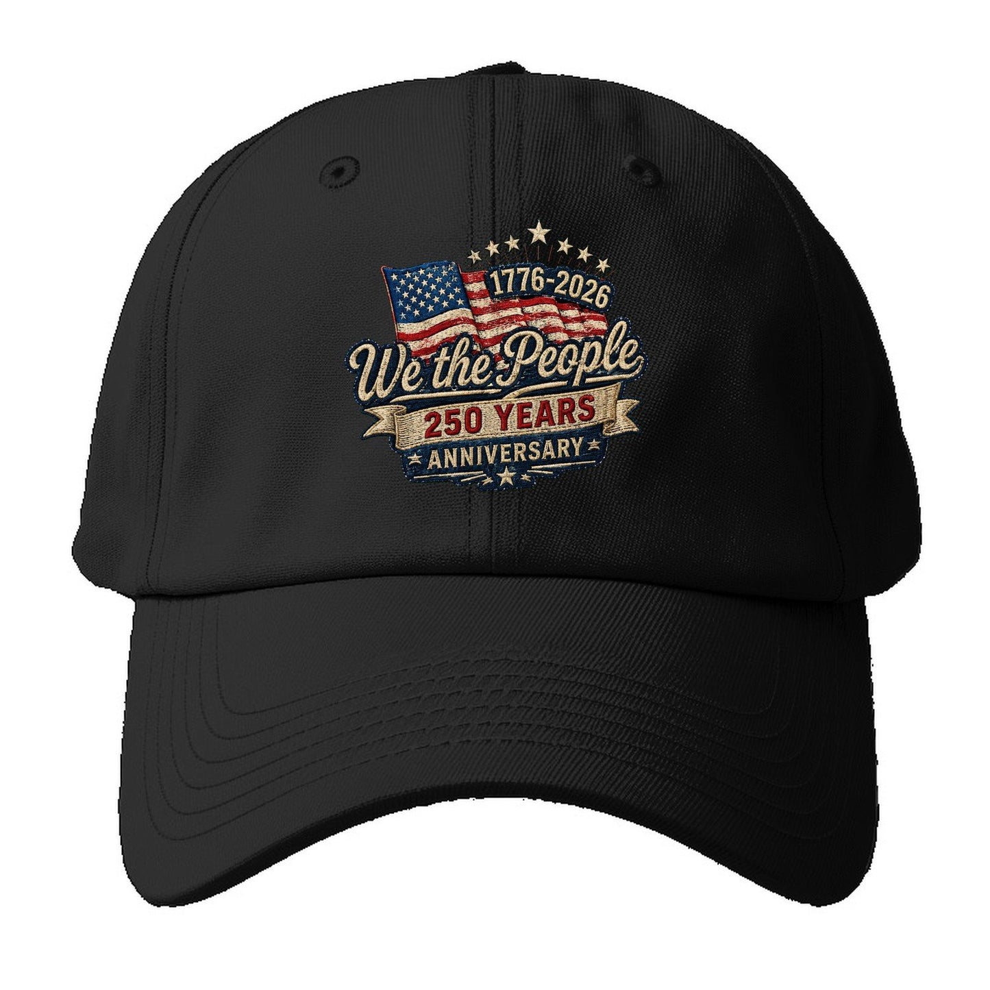 We The People 250 Baseball Cap – Black
