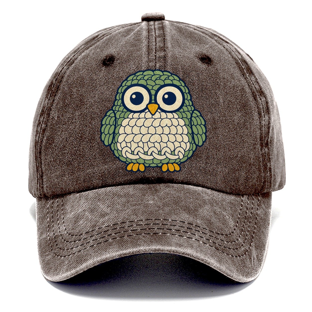 Amigurumi Owl Yarn Crafts Classic Cap – Brown