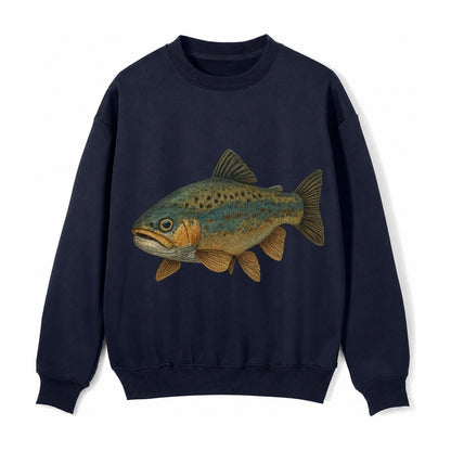 Trout Tales Headwear Fleece Sweatshirt – Navy Blue