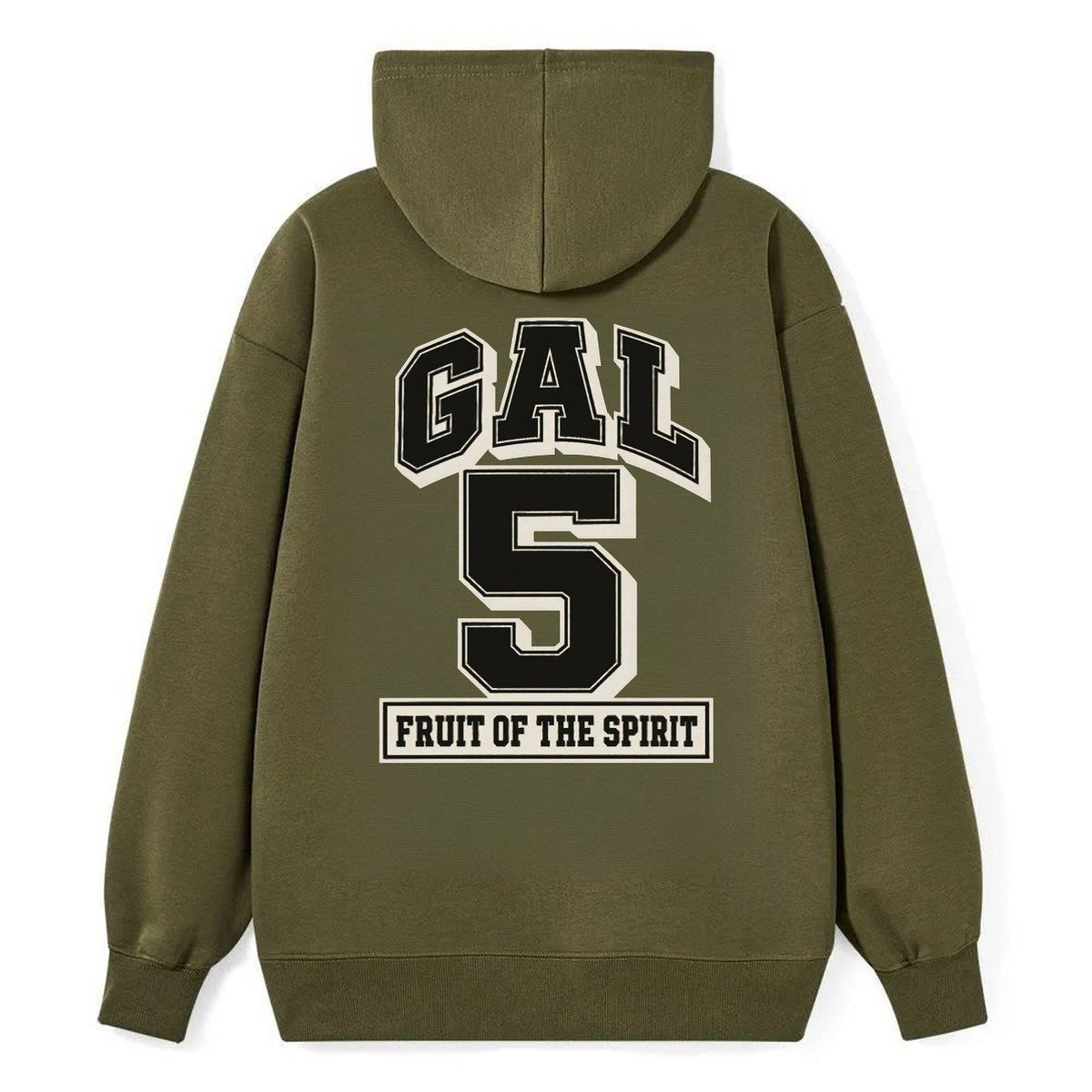 Galatians 5 Varsity Chapel Varsity Classic Pullover Hoodie – Armygreen