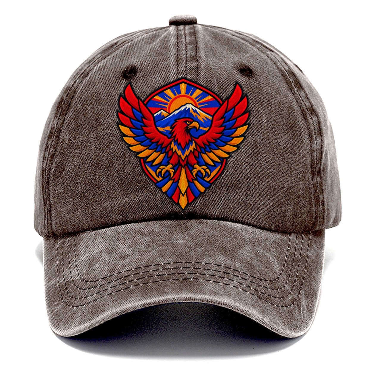 Armenia Minimal Emblem Country Logos Classic Cap – Brown