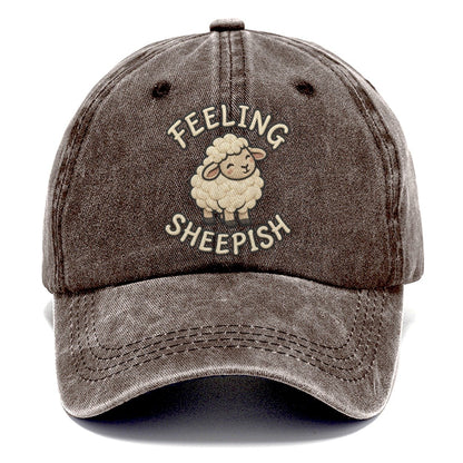 Sheep Animal Puns Classic Cap – Brown