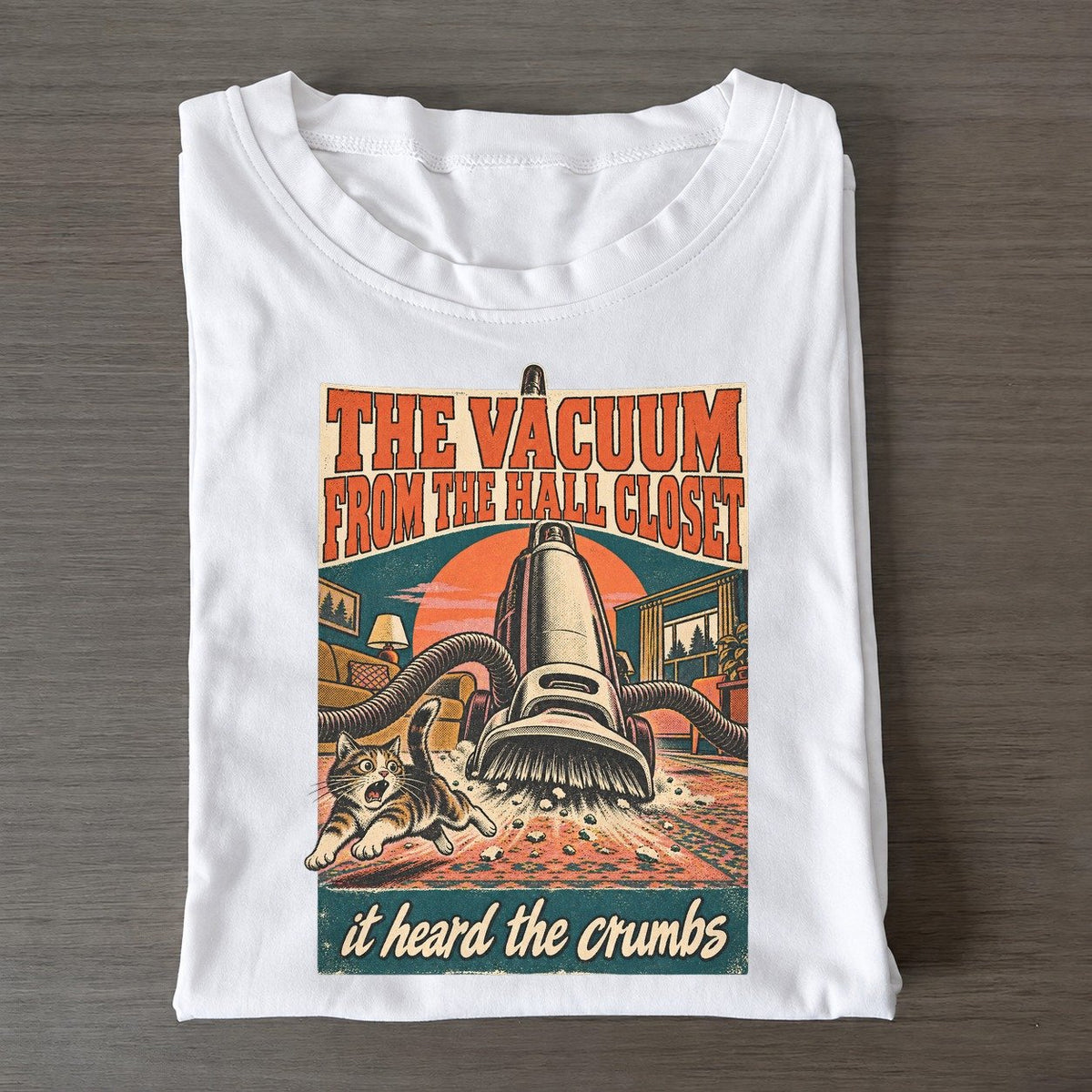 The Vacuum From The Hall Closet Drive In Monsters Classic T-shirt – White