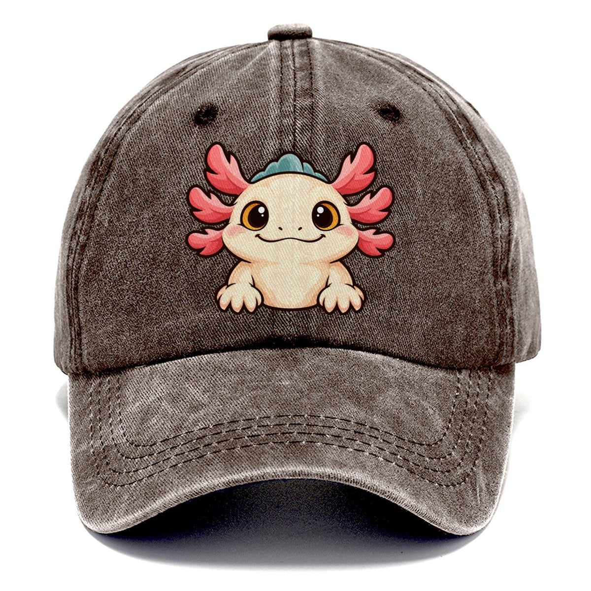 Tank Room Axolotl Aquarium Keeping Classic Cap – Brown